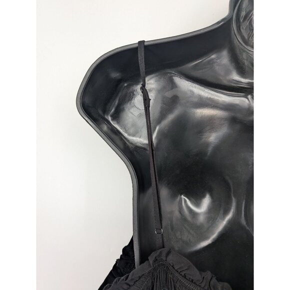 H&M Smocked bodycon Mini Dress Women Size XL Ruffle Ruched Y2K Cocktail Coquette - Picture 7 of 10